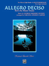 Allegro Deciso-2 Pianos 8 Hands piano sheet music cover